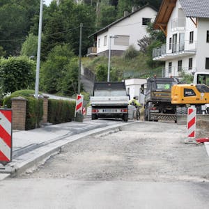 In Bröl ist schon lange die Happerschosser Straße gesperrt.