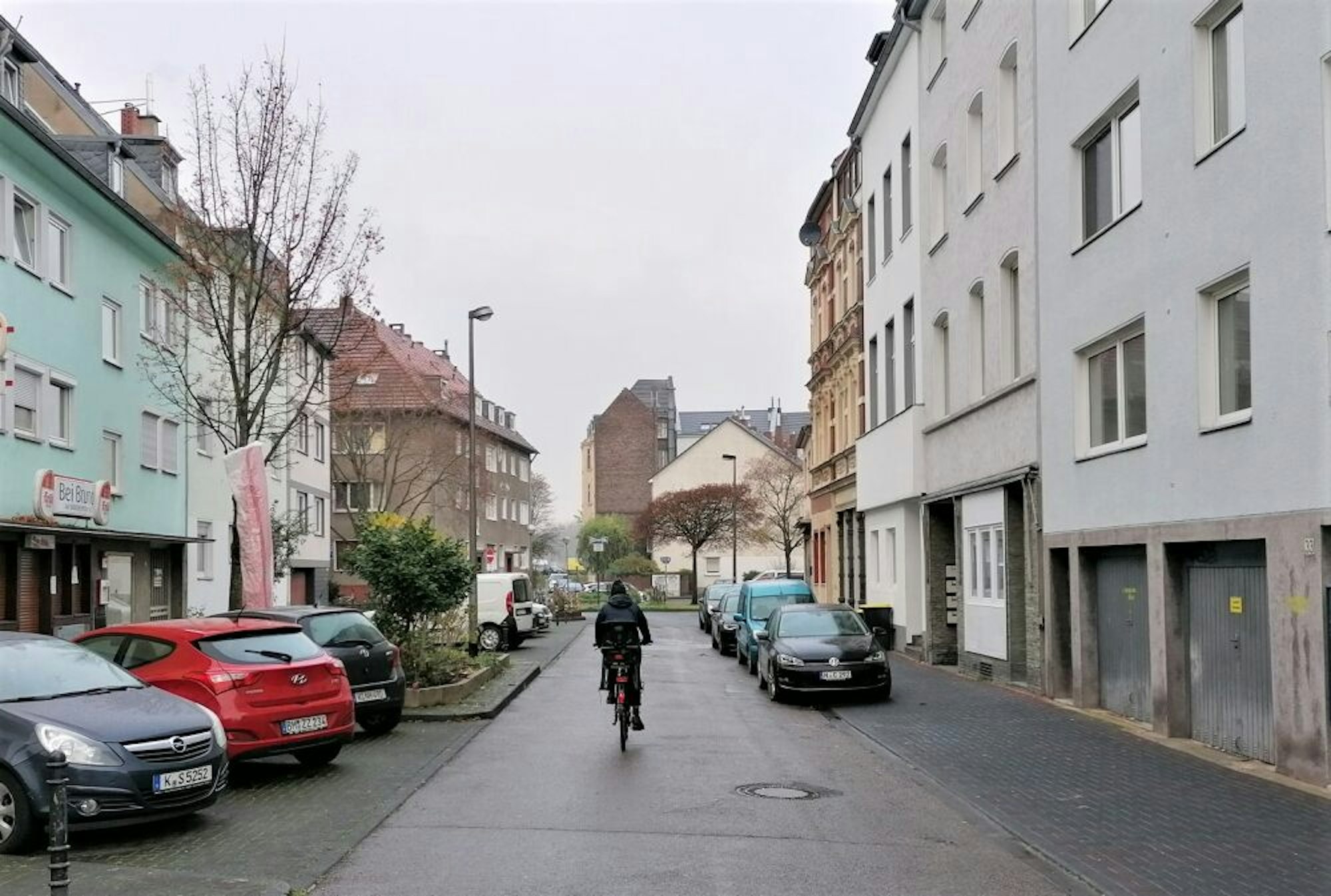 Heute ist die Bachstraße eine eher ruhige Wohngegend.