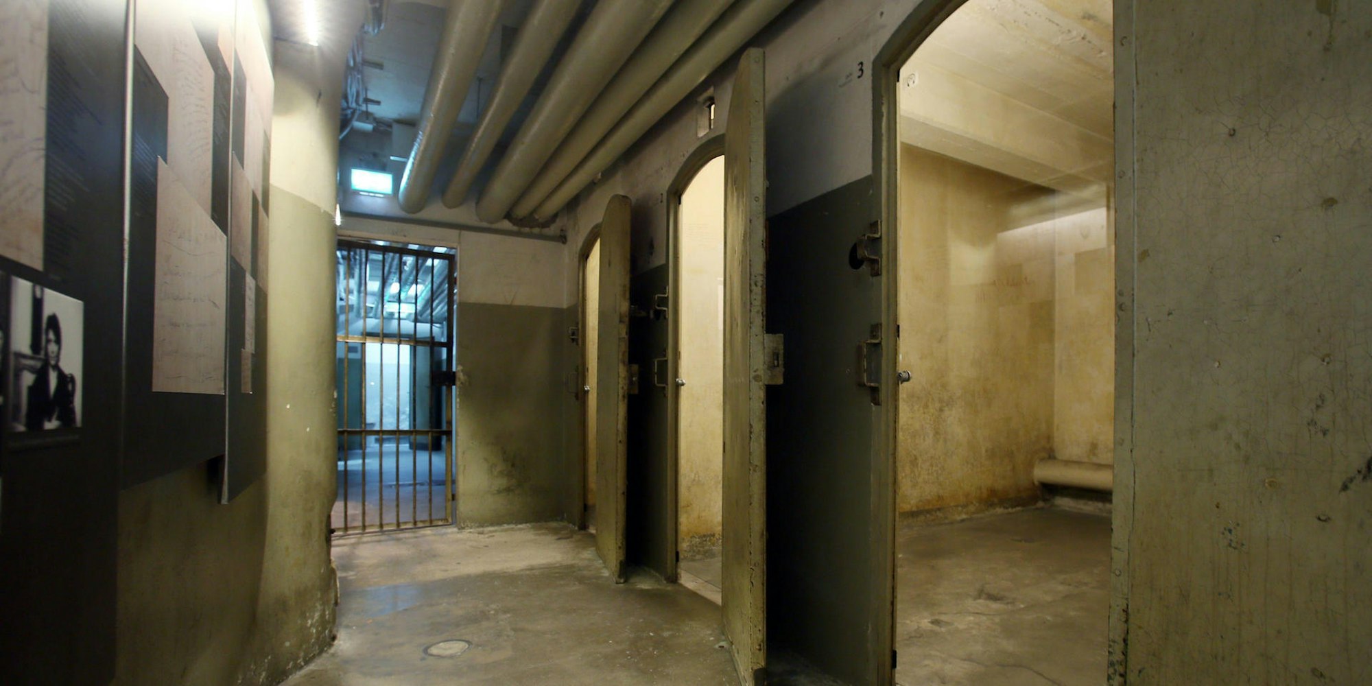Die einstigen Arrestzellen im NS-Dokumentationszentrum