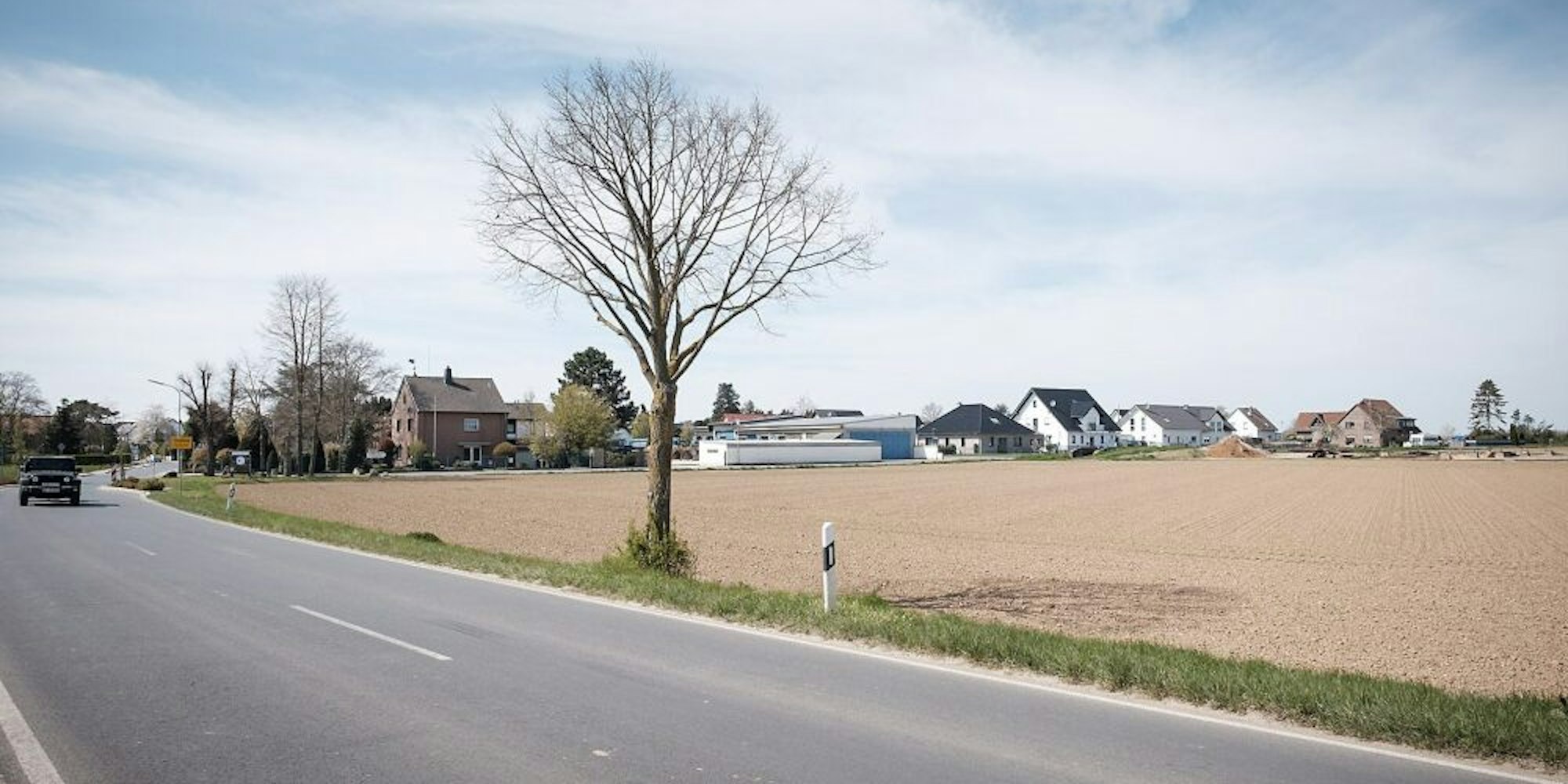 An der Straße Am Kradenpohl in Straßfeld sollen Ein- und Mehrfamilienhäuser gebaut werden.