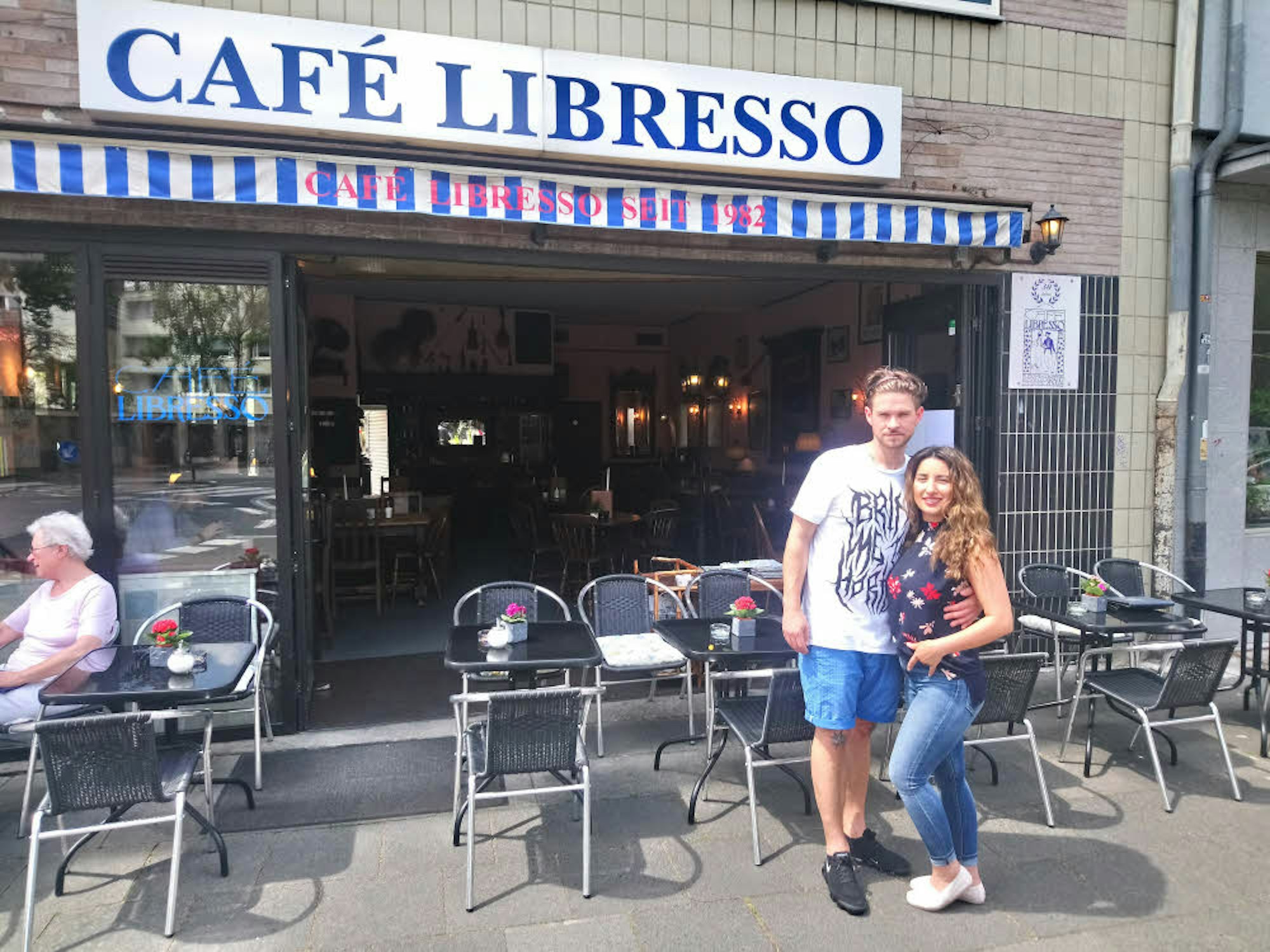 Die Betreiber des Café Libresso, Patrick und Mardjan Statz