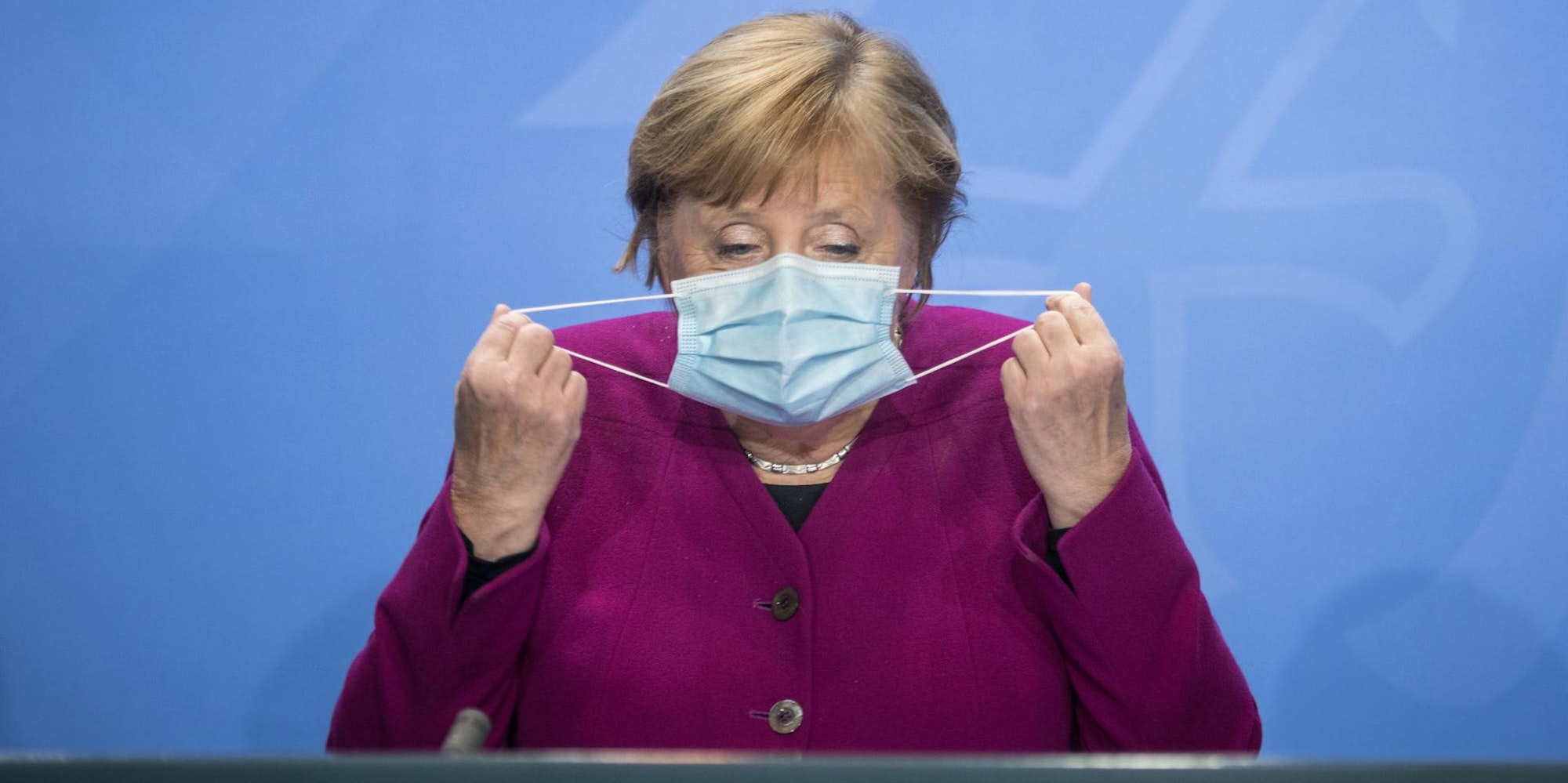 Merkel Maske PK