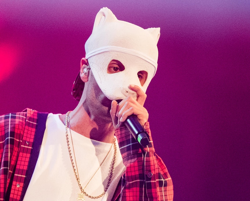 Rapper Cro mit Maske
