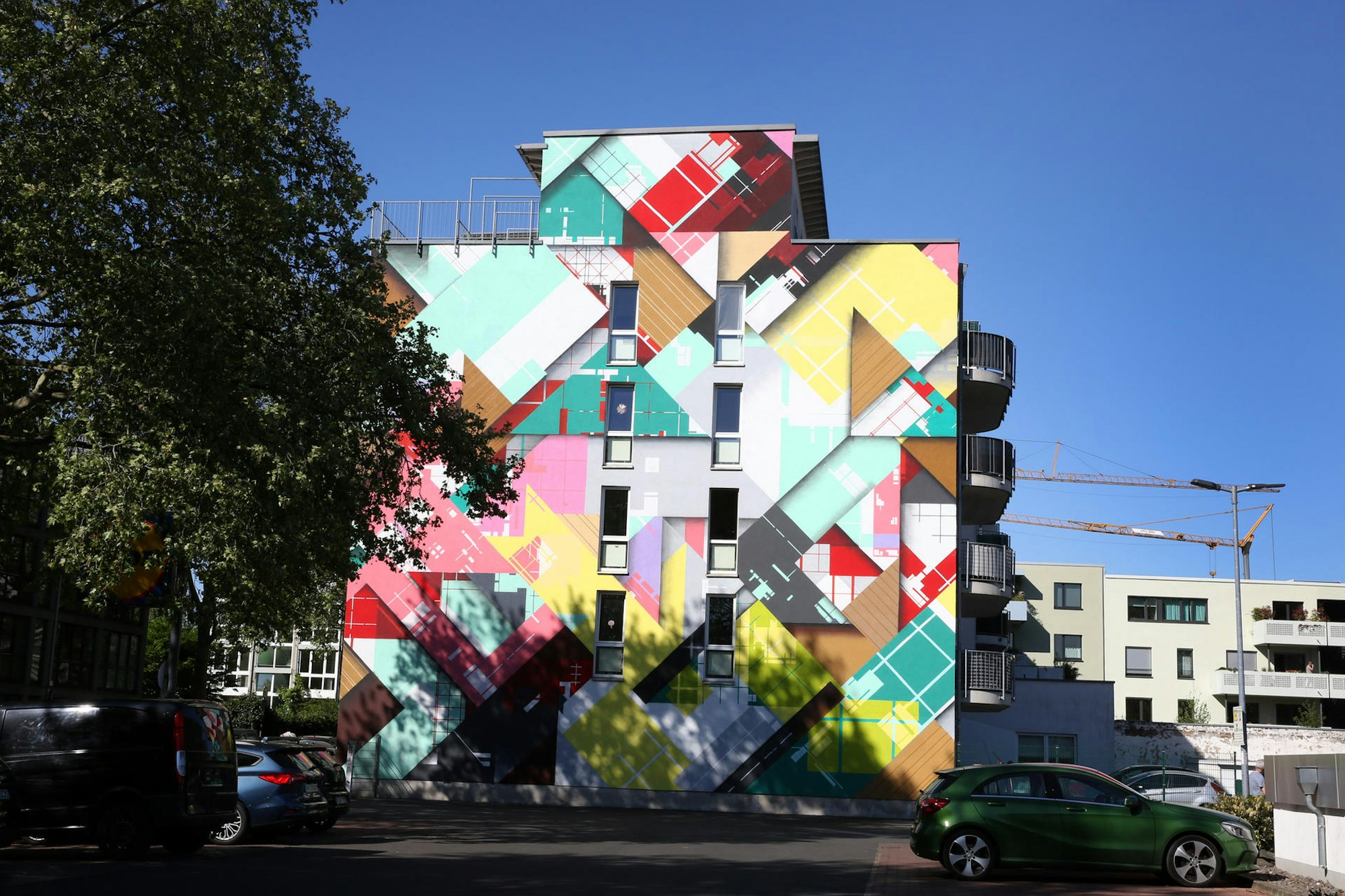 Nicht-kommerzielle Kunst in Ehrenfeld: Eine Arbeit des Künstlers Zedz aus Amsterdam, entstanden 2019 beim Cityleaks-Festival