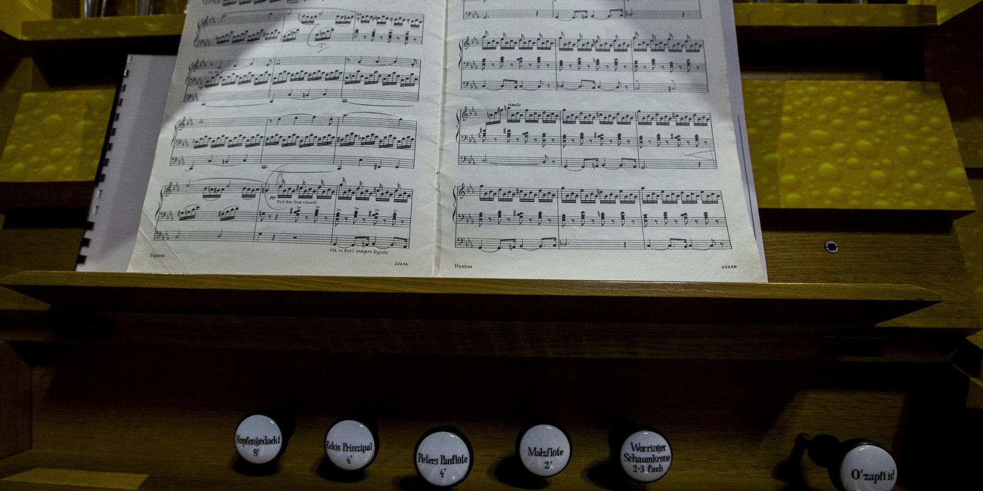 Orgelregister nach Worringer Art: „O’zapft is!“ und „Malzflöte“