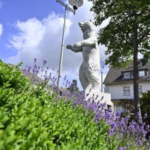 Das Original dieser Bären-Statue wurde 1962 in Gummersbach eingeweiht.