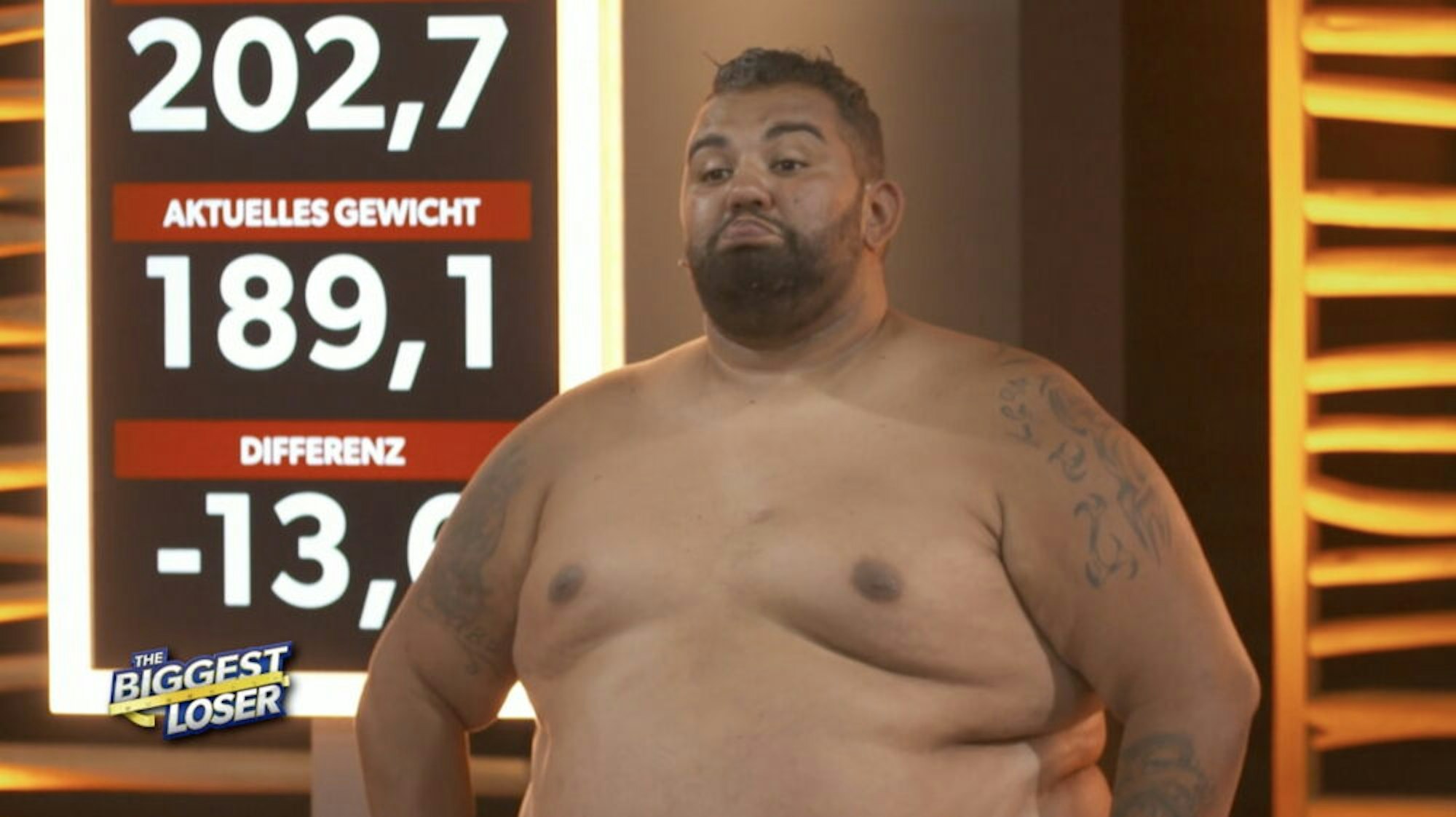 Zu Beginn der TV-Diät-Show „The Biggest Loser“ wog Marcello Volk genau 202,7 Kilo.