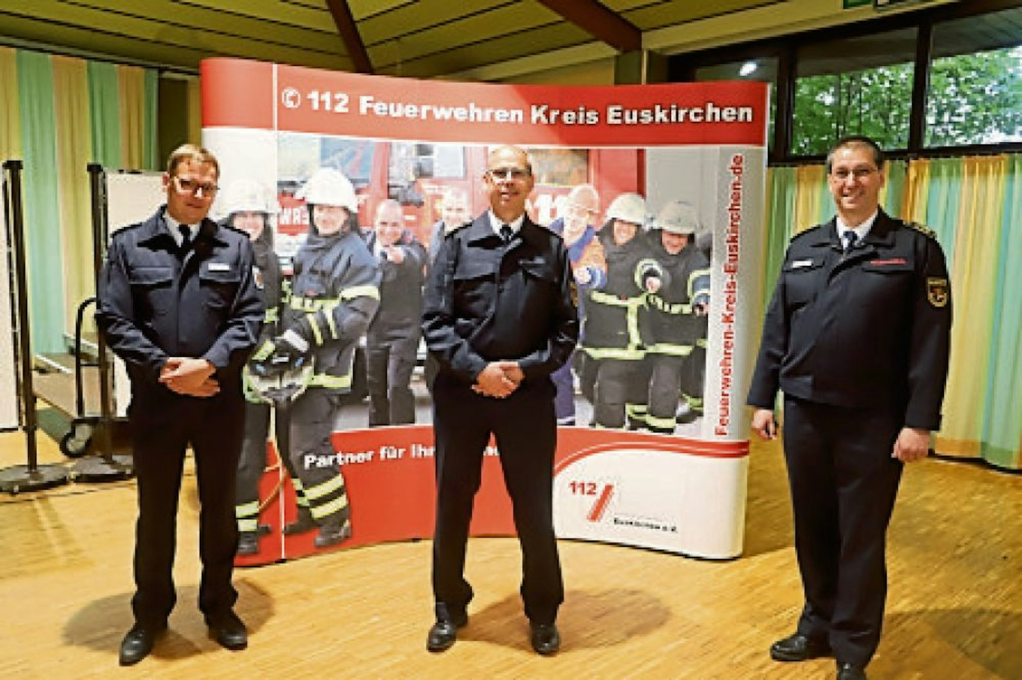 Die Neuen im Vorstand: Philipp Heller (v.l.), Peter Jonas und Johannes Gebertz.