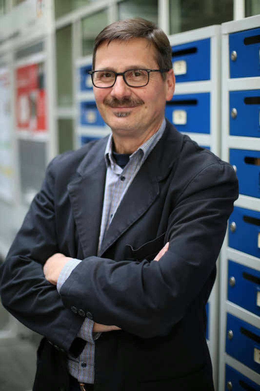 Wolfgang Thelen, Standortleiter der Warenlogistik der Bahn.