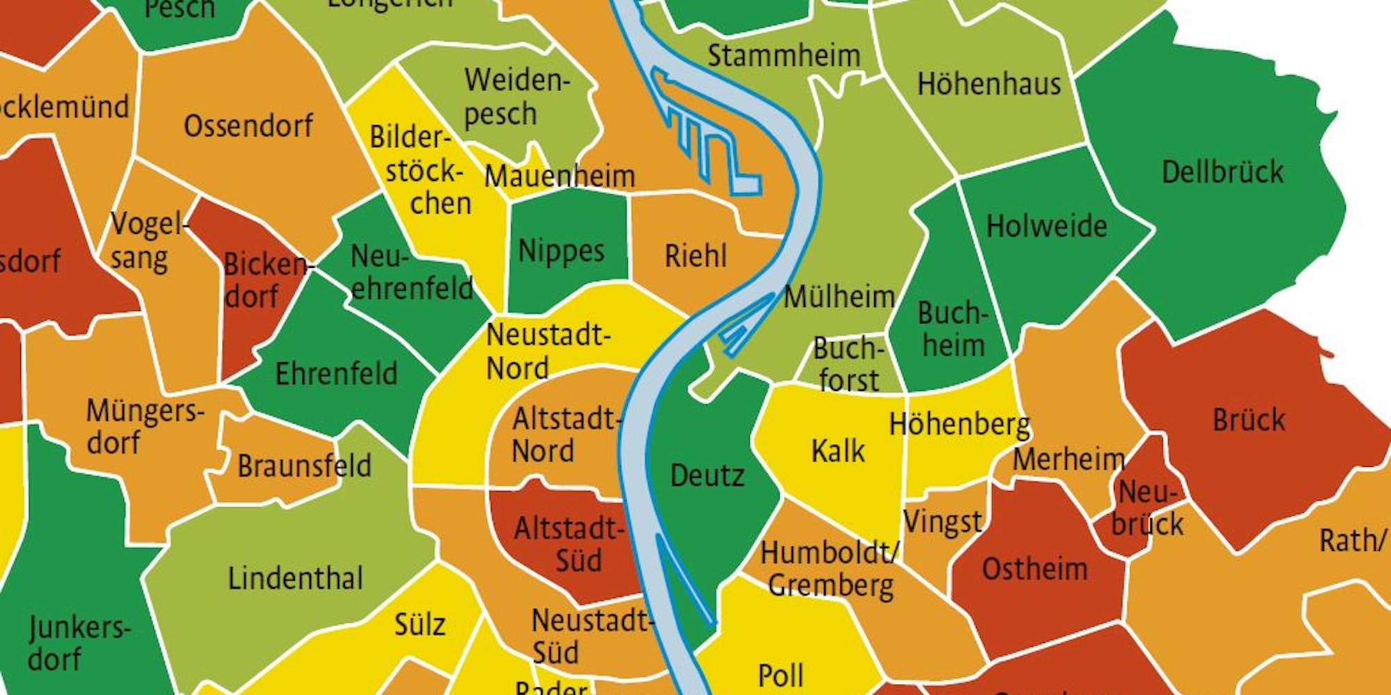 Köln Veedel Grafik Interaktiv