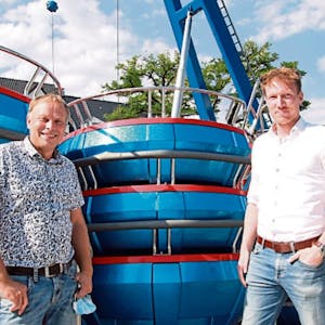 Der Aktivkreis mit Markus Steffens (l.) und Tobias Engels organisiert die einmalige Veranstaltung „Eitorf dreht am Rad“.