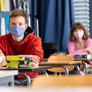 Viele Schüler können sich nicht vorstellen, den ganzen Tag eine Maske zu tragen.