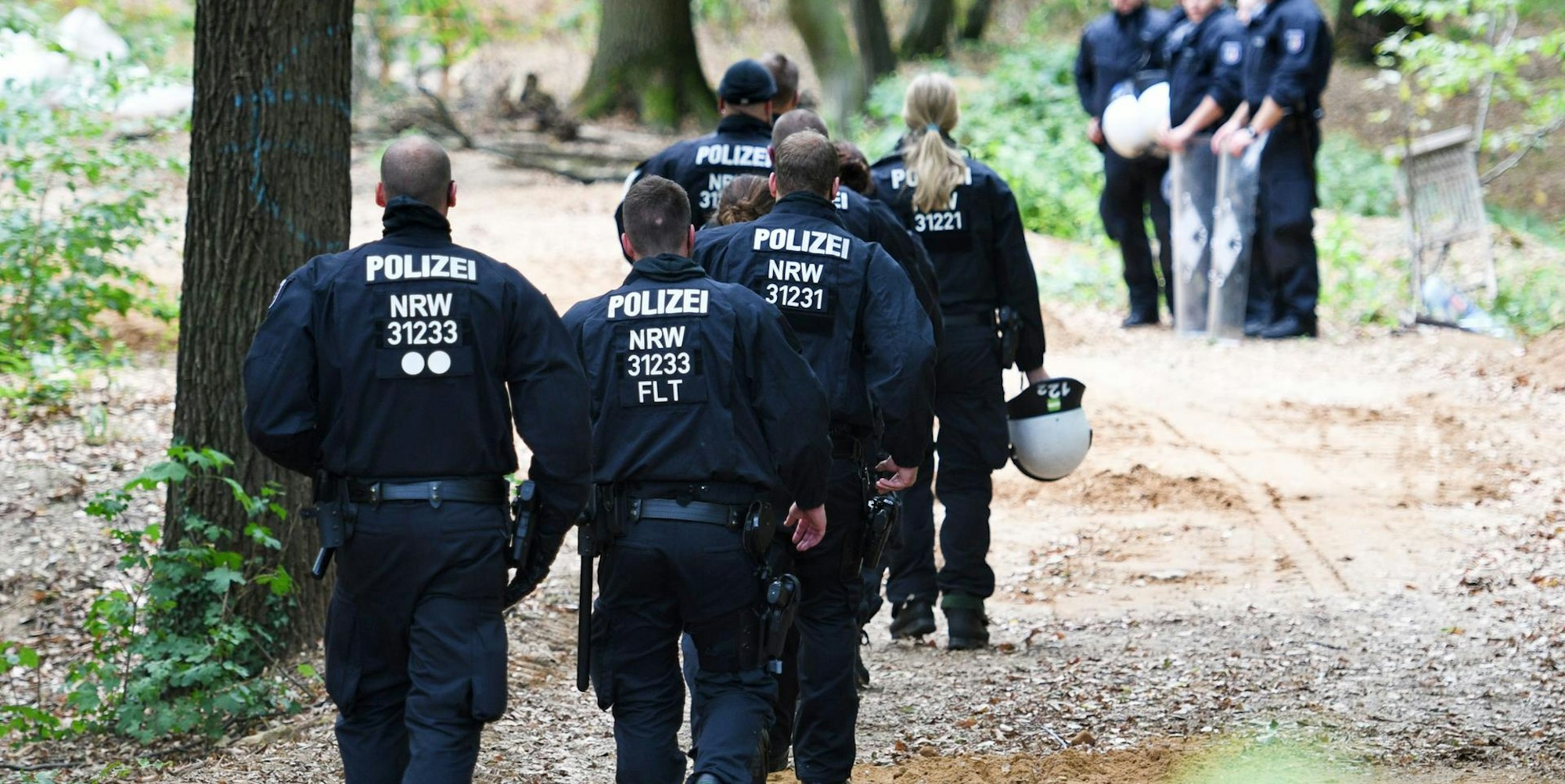 Tagebau Hambach Polizei dpa