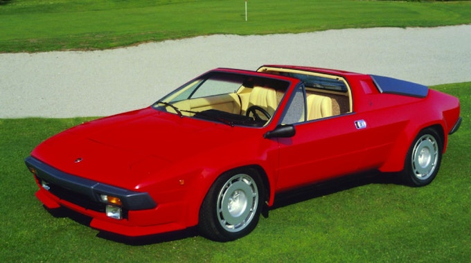 Der Lamborghini Jalpa ist eines der selteneren Automodelle von 1982, die dieses Jahr die Altersgrenze zum Oldtimer knacken.