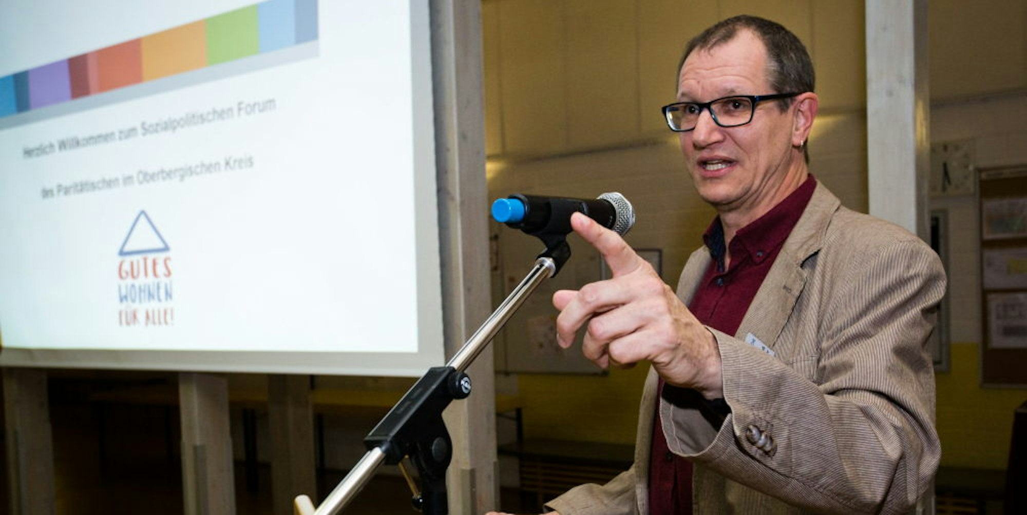Gegen Vorurteile gegenüber Behinderten wendete sich Andreas Lamsfuß, Vorsitzender des Wohlfahrtsverbands „Der Paritätische“ in Oberberg.