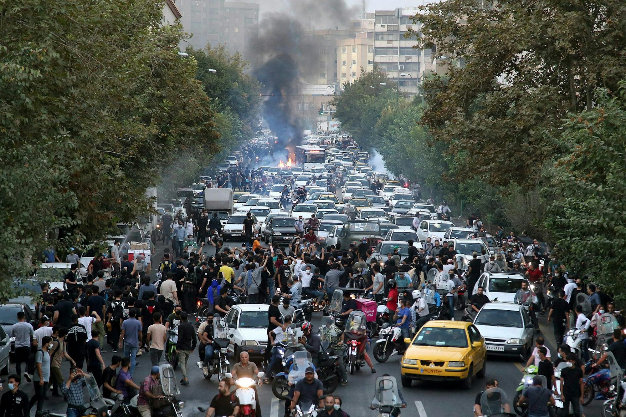Protest Teheran ap 230922