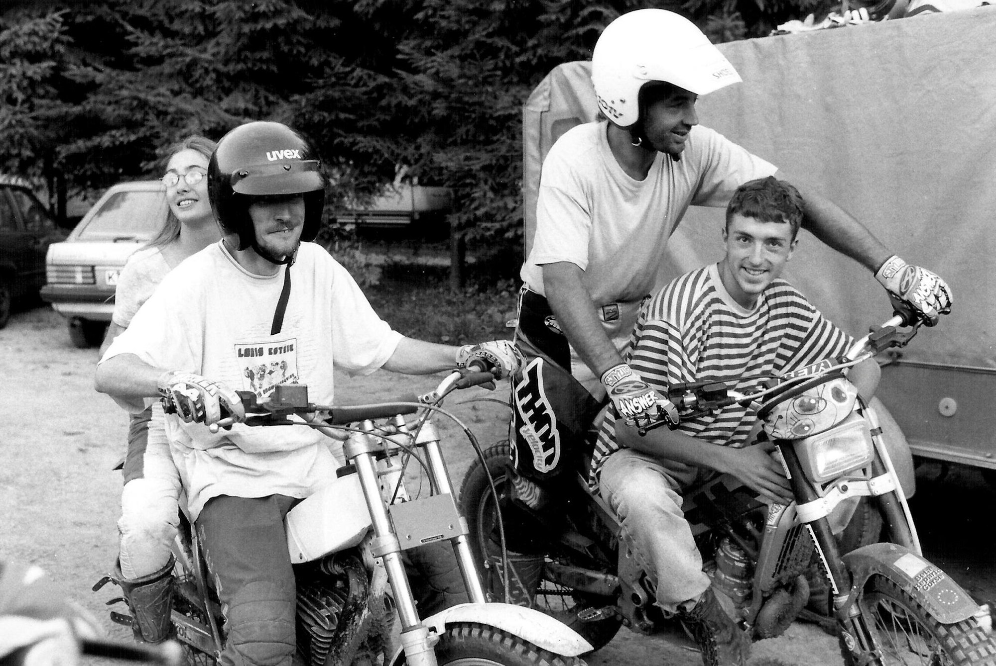 Zugang zu jungen Leuten fand der Sozialarbeiter im früheren Trial-Zeltlagers beim Geschicklichkeitsfahren mit dem Motorrad.