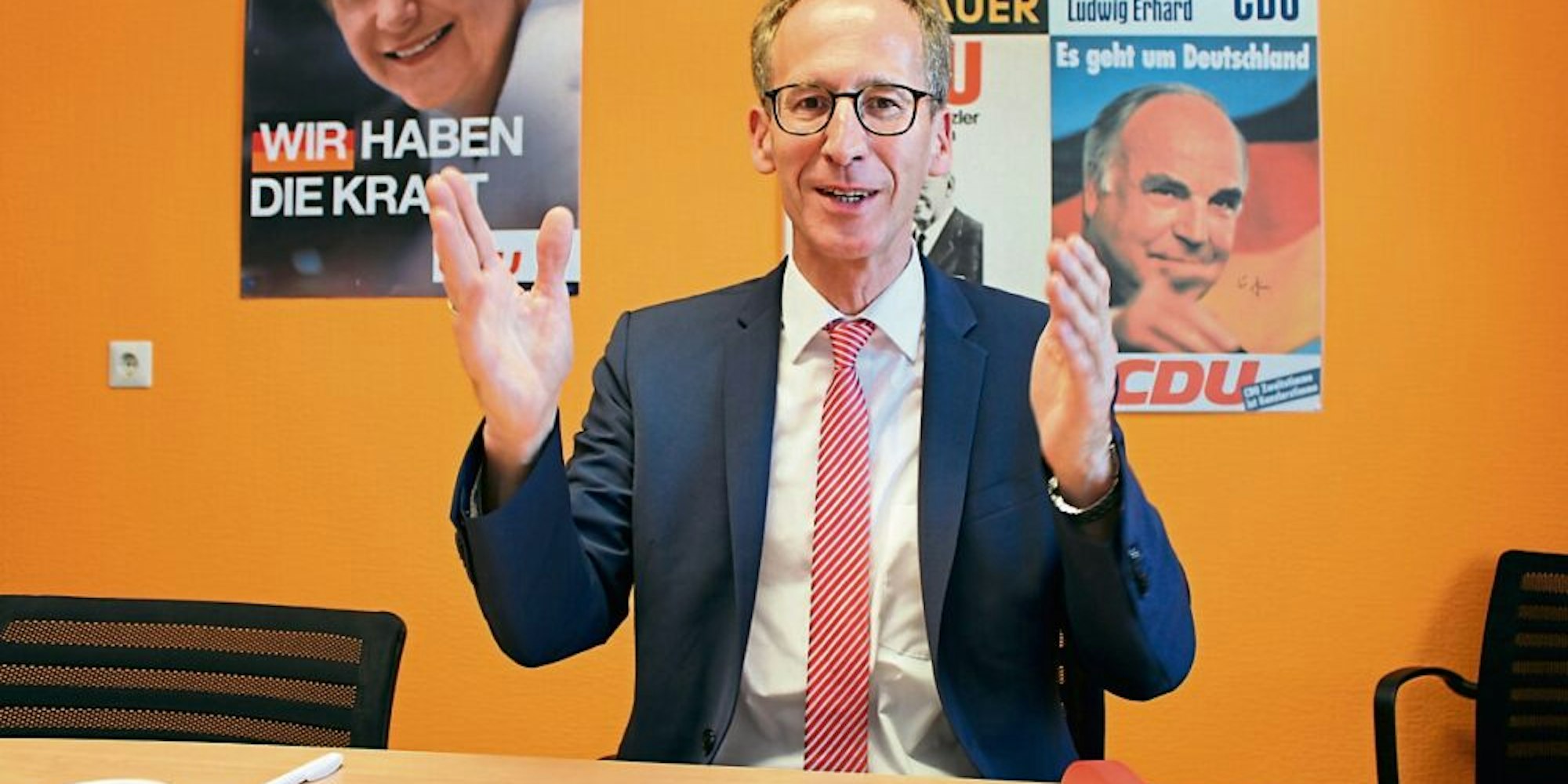 im Zentrum der Kritik: Detlef Seif sieht zwar Handlungsbedarf bei der Arbeit der CDU, aber nicht beim Personal.