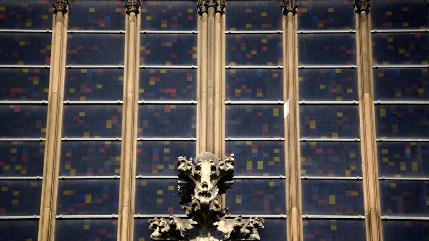 Das Fenster von Gerhard Richter im Kölner Dom