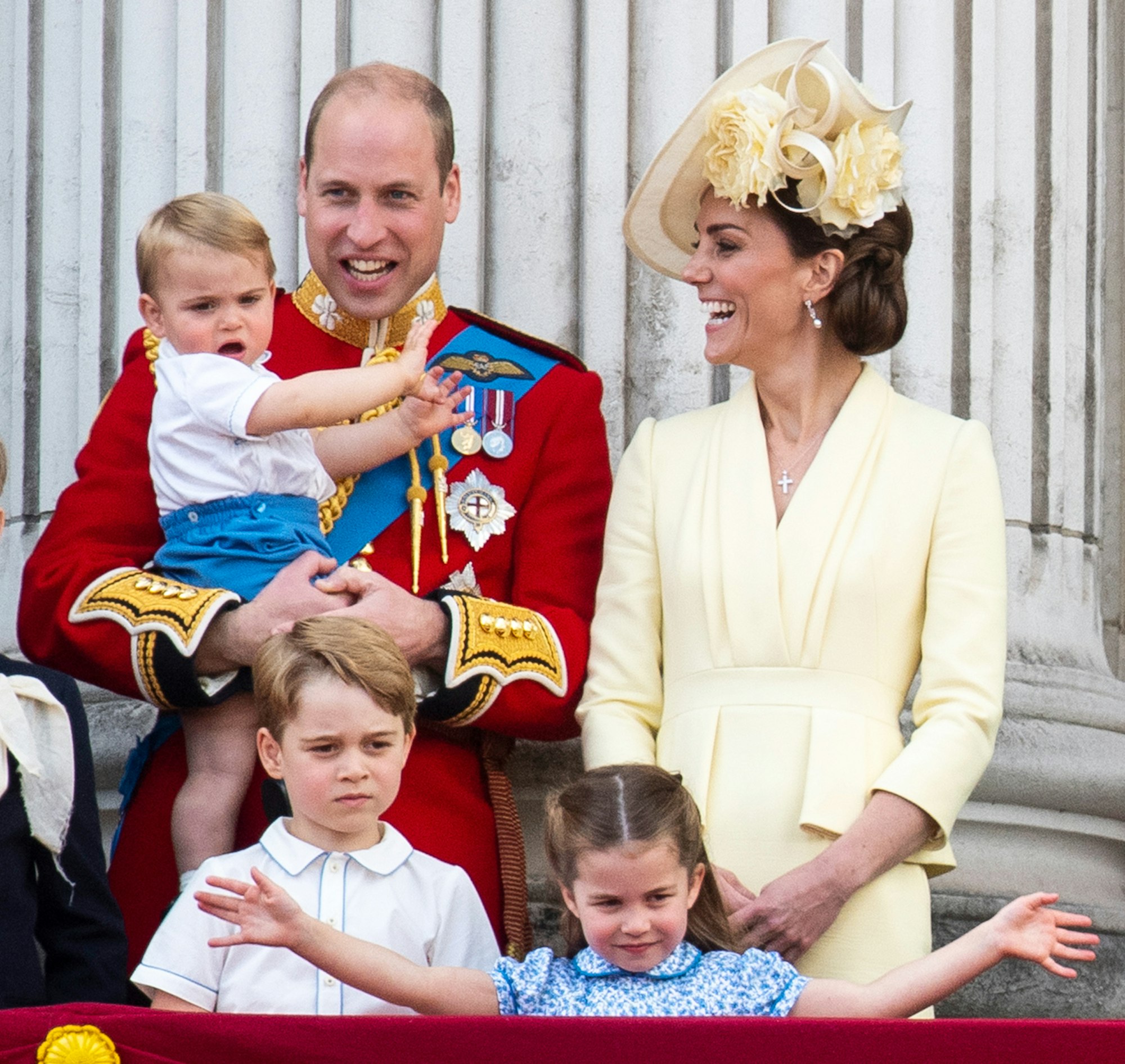 Herzogin Kate und William mit Kindern