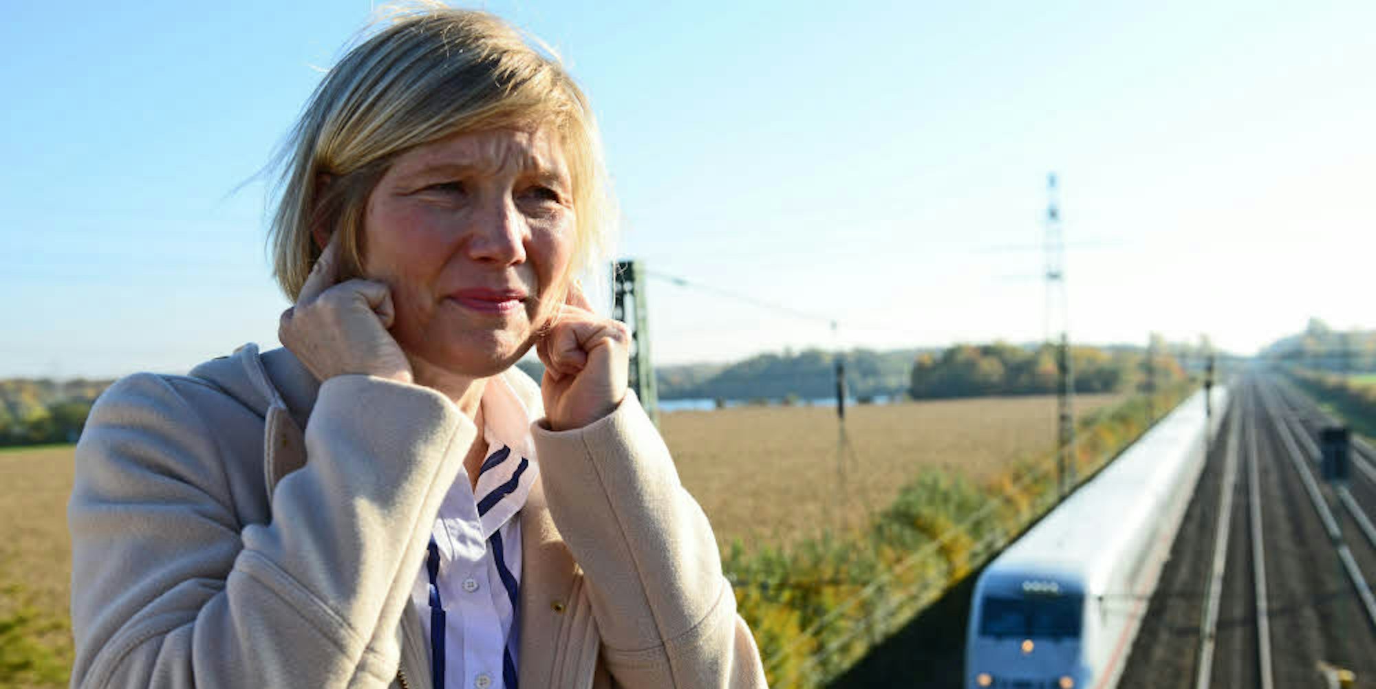 Kämpft für den Bahntunnel: Elke Wagner, Vorsitzende der Initiative Angermund.