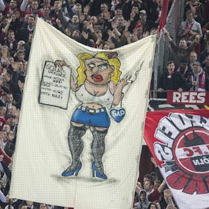 1. FC Köln Banner Hopp