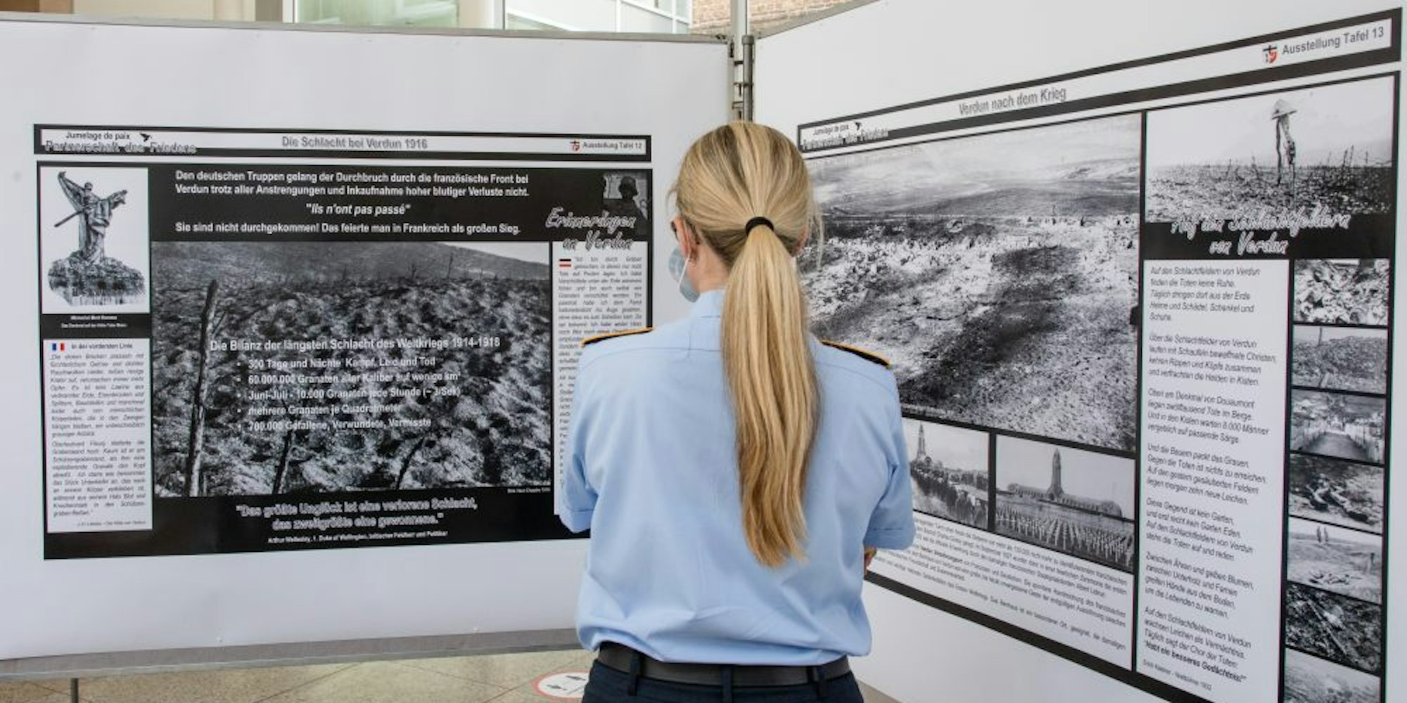 Das Kriegsgeschehen in Verdun und die Folgen werden auch in der Ausstellung aufgearbeitet.