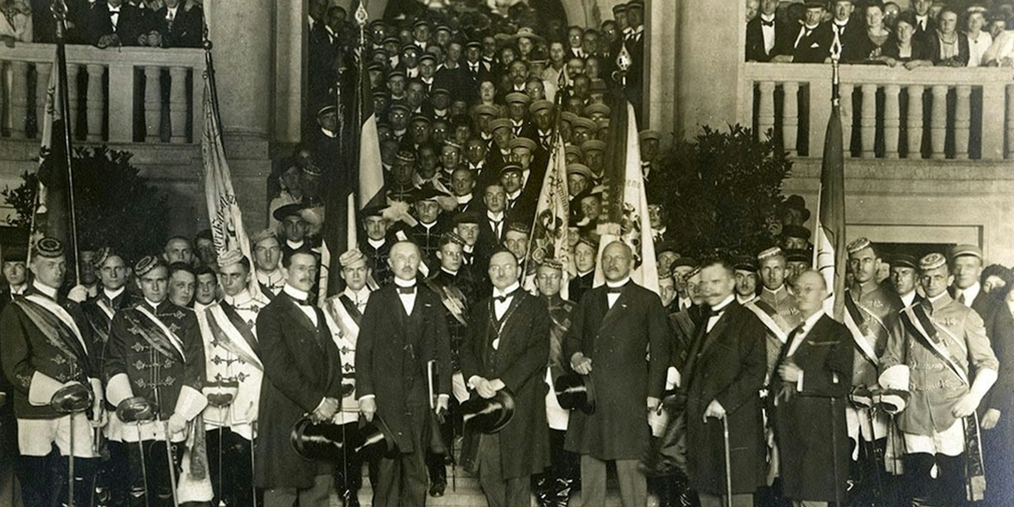 Eröffnung der Uni Köln 12.6.1919 Foto Albert Capell Köln