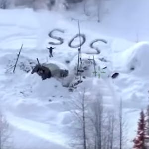 SOS im Schnee