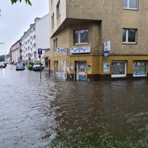 Überflutung Teichstraße