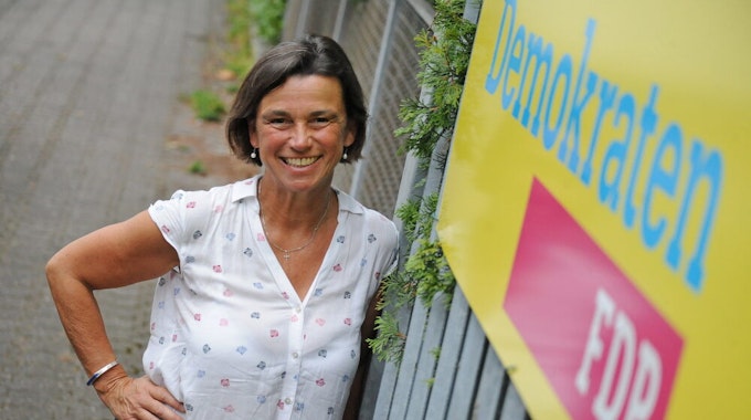 Monika Ballin-Meyer-Ahrens tritt als einzige Frau im Kampf um das Oberbürgermeisteramt an.