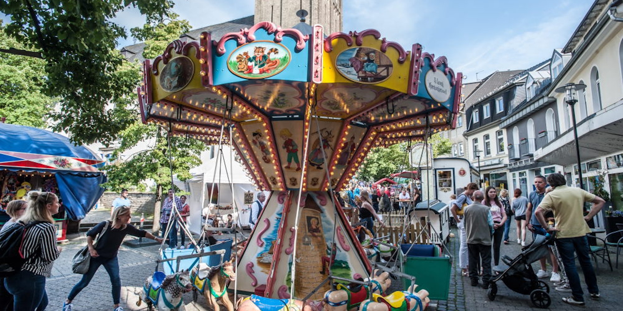 Der historische Jahrmarkt des Burscheider Altstadtfestes wird vom LVR nicht gefördert und fällt daher wohl aus.