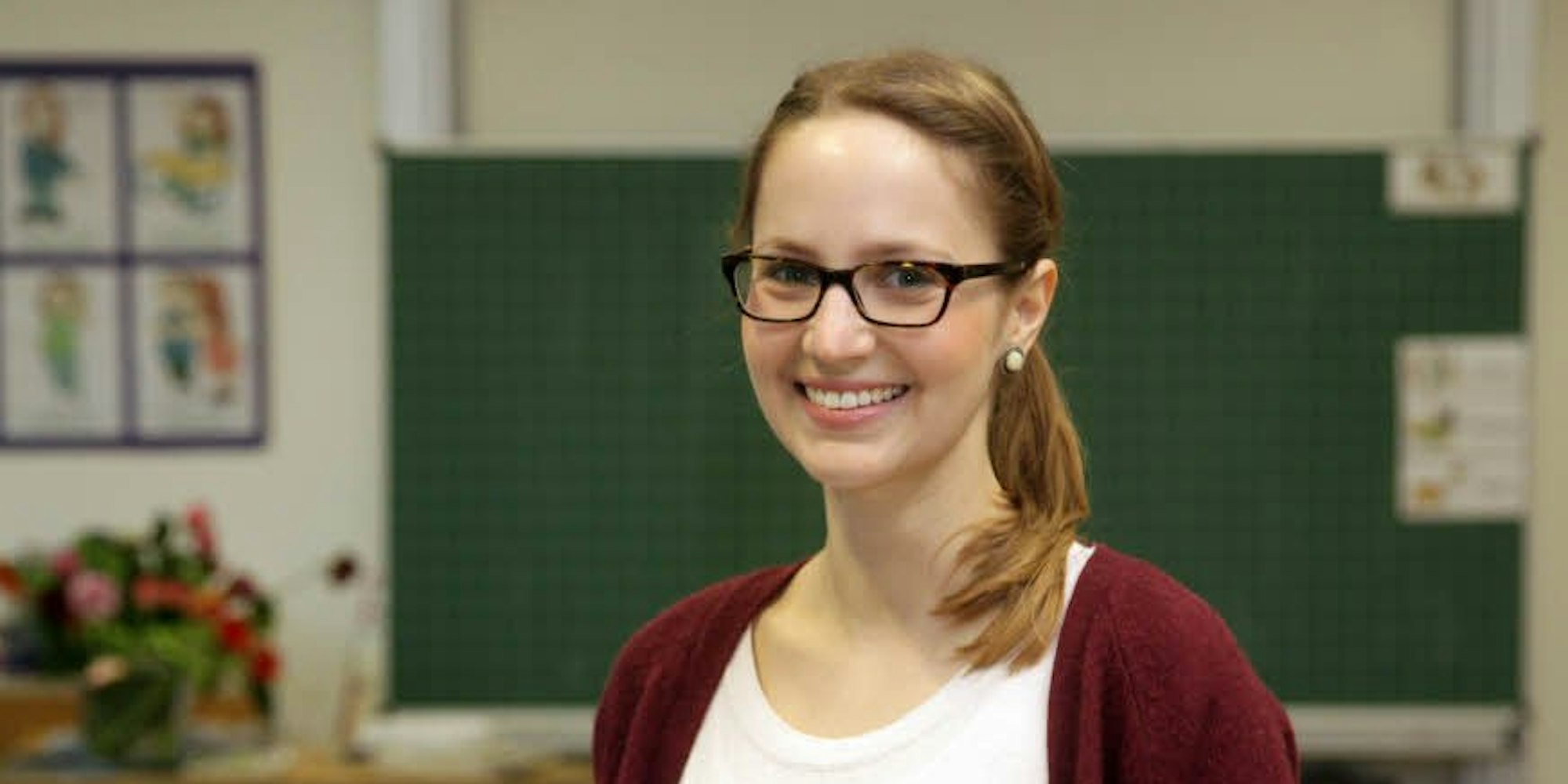Anne Goebels (26) promoviert an der Uni Köln über das Thema „Grenzen und Möglichkeiten des Fachs Philosophie in der Primarstufe“.