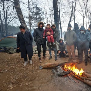 Migranten Grenze Belarus