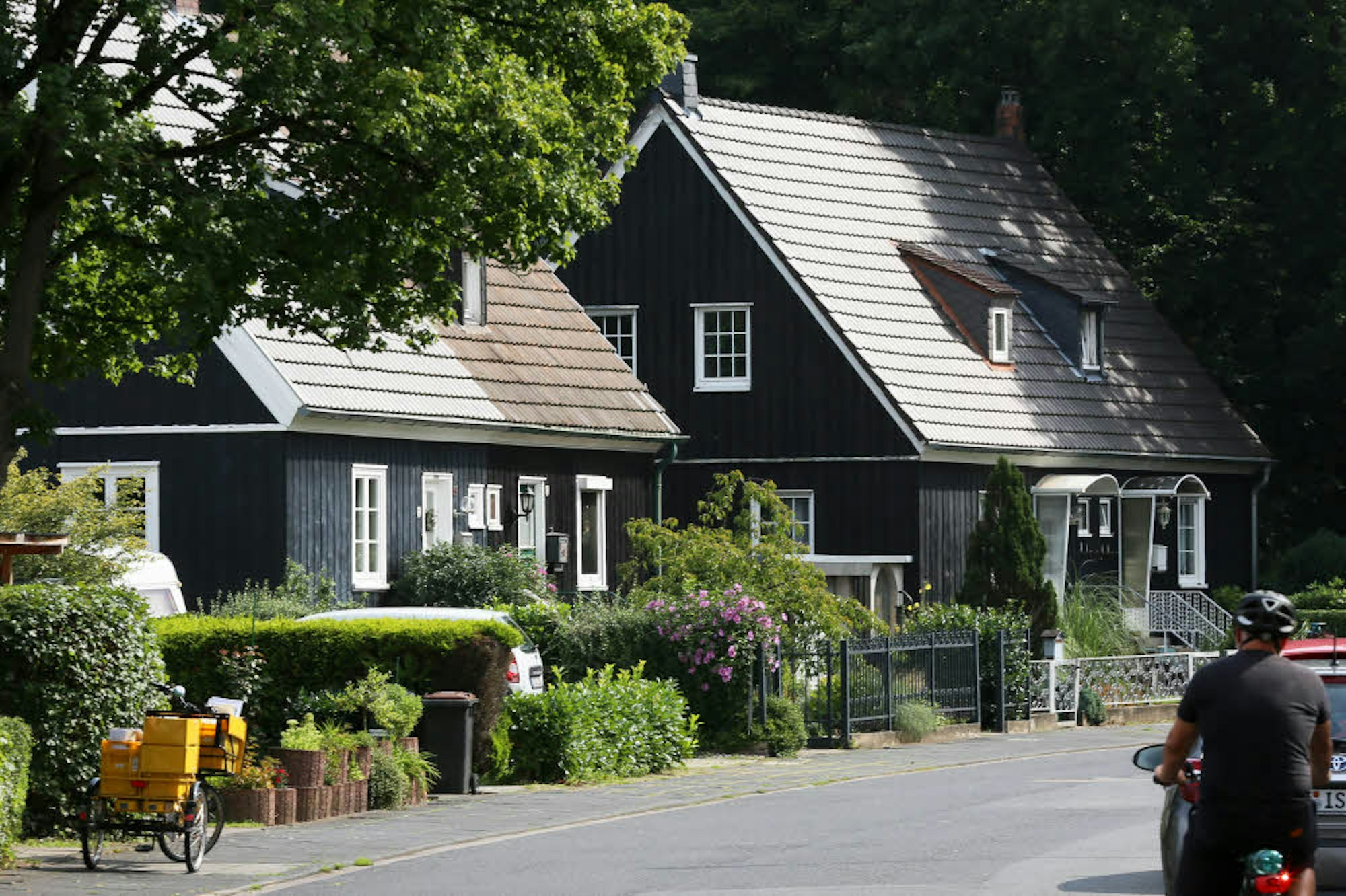 Typische Häuser in der Finnensiedlung.