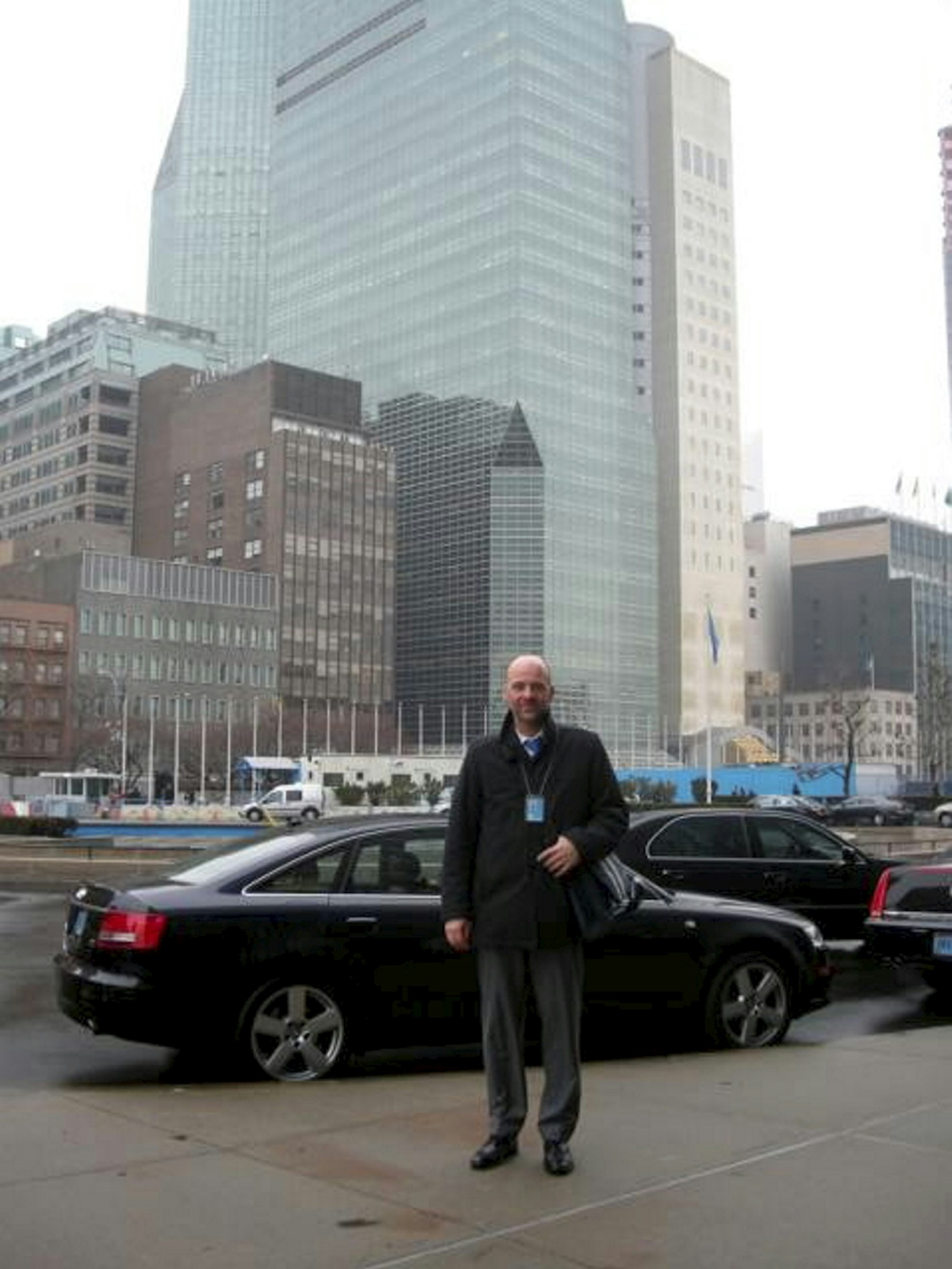 Polizist Stefan Schwarz aus Hürth-Fischenich arbeitet im UNO-Hauptquartier in New York.