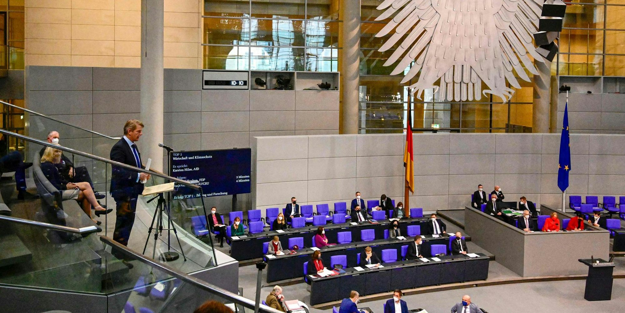 AfD Bundestag Tribüne 200122