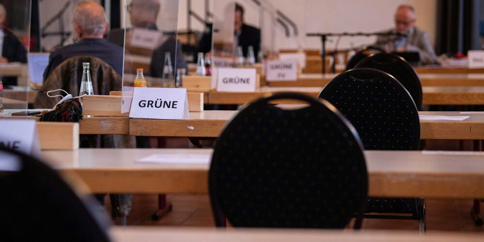 Die Fraktion der Grünen blieb der Ratssitzung in der Bürgerhalle in Kommern fern.