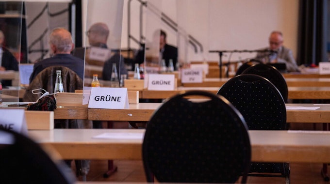 Die Fraktion der Grünen blieb der Ratssitzung in der Bürgerhalle in Kommern fern.