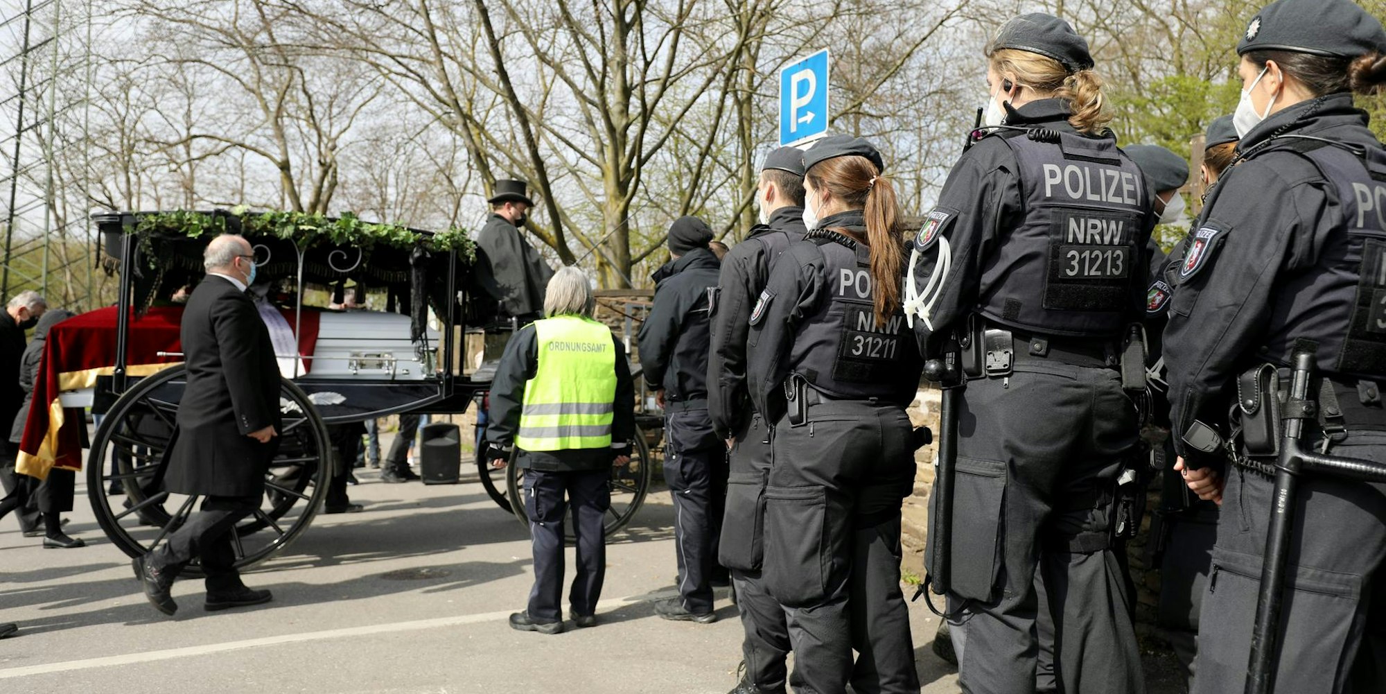 Beerdigung in Leverkusen