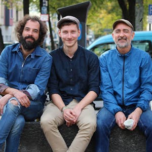 Quique Carrica (v.l.), Benny Rüchel und Gido Martis – drei der fünf Mitglieder der Formation „Chanson Trottoir“. Mit französischer Musik abseits des Mainstreams wollen sie hoch hinaus.