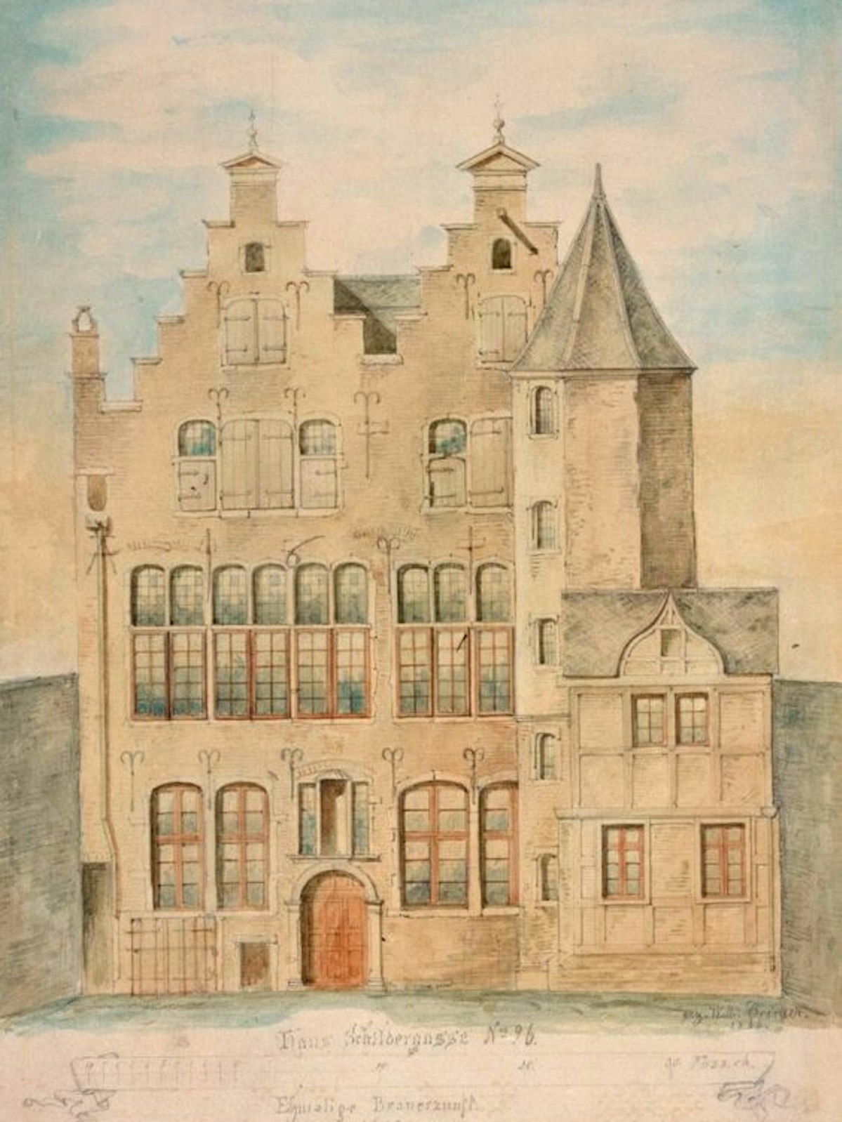 Das ehemalige Zunfthaus der Brauer an der Schildergasse, wo Maximilian I. Unterschlupf vor einem Wolkenbruch fand – und bei dieser Gelegenheit das Kölner Bier zu schätzen lernte. 