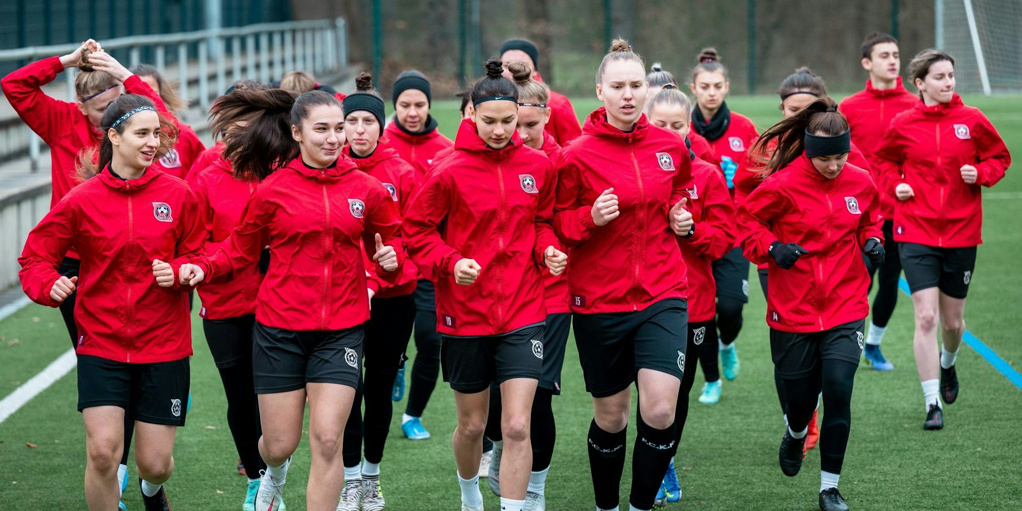 Frauenfußballerinnen Ukraine