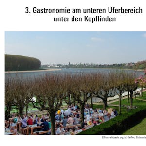 So könnte Gastronomie am Rhein aussehen.