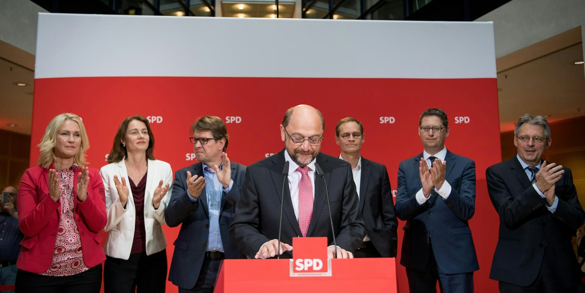 Martin Schulz nach Wahlniederlage NRW1