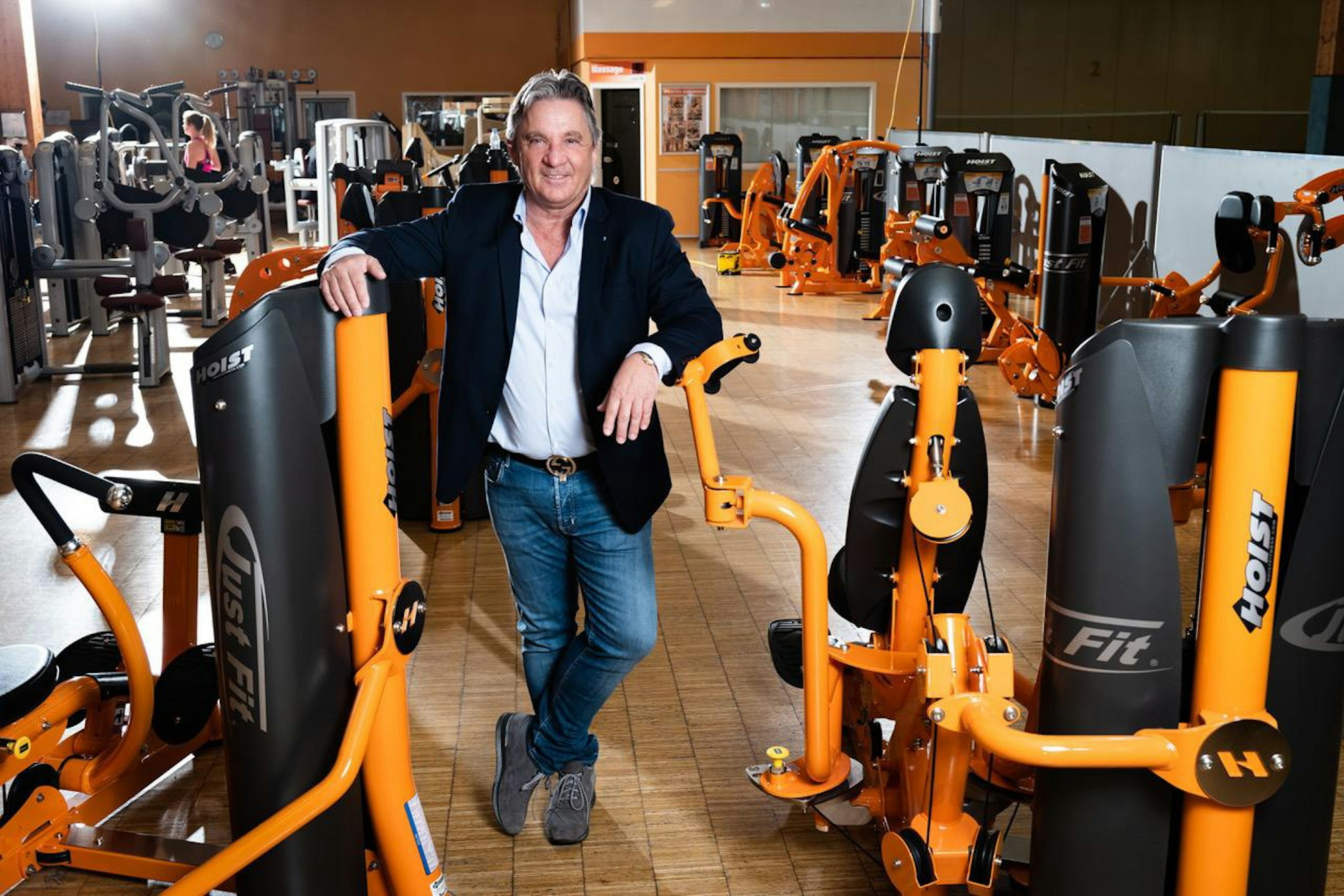 Frank Böhme, Geschäftsführer der Just-Fit-Studios, will mit neuen Angeboten die Kunden wieder in die Sportclubs holen.
