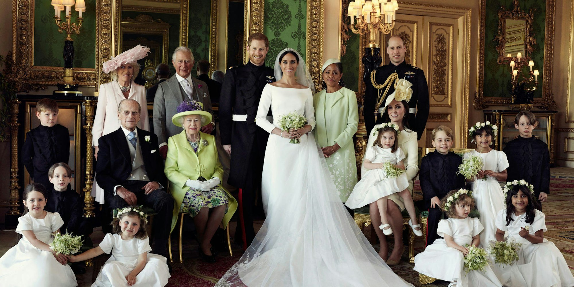 Royale Hochzeit Familienfoto