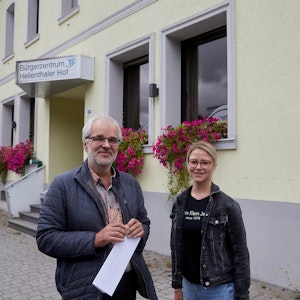 Die verstärkten Zuweisungen beklagen auch Michael Huppertz und Sandra Lux von der Gemeinde Hellenthal. Die Kapazitäten der Kommune sind so gut wie erschöpft.