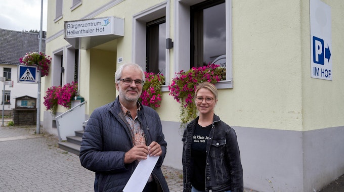 Die verstärkten Zuweisungen beklagen auch Michael Huppertz und Sandra Lux von der Gemeinde Hellenthal. Die Kapazitäten der Kommune sind so gut wie erschöpft.