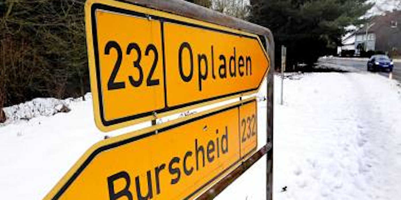 Die Strecke zwischen Opladen und Burscheid war bislang eine der kürzesten Bundesstraßen Deutschlands. (Bild: Britta Berg)